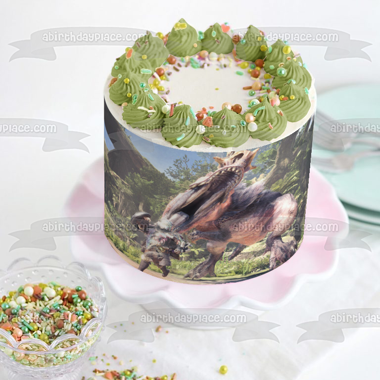 Imagen comestible para tarta de Monster Hunter Strategic Retreat ABPID50729 