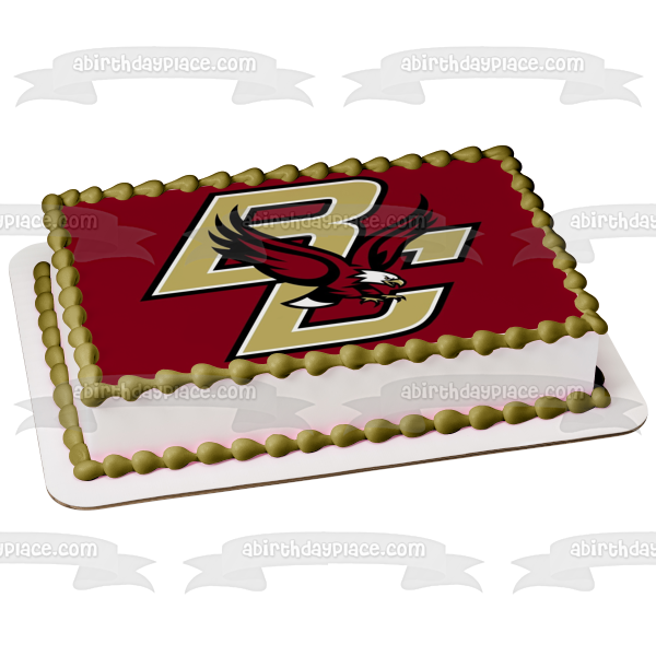 Imagen comestible para tarta con logotipo de Boston College Eagles NCAA College Sports ABPID51001 