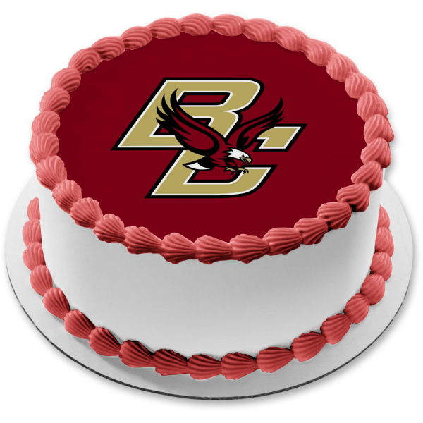 Imagen comestible para tarta con logotipo de Boston College Eagles NCAA College Sports ABPID51001 