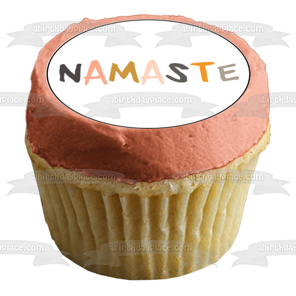 Yoga Cats Namaste Cartoon Illustration Edible Cupcake Topper Images ABPID56377