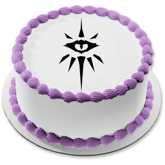 Warlock Class Dungeons and Dragons Classic Tabletop RPG Gaming Edible Cake Topper Imagen ABPID50831 