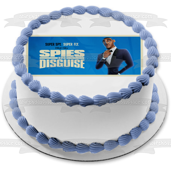 Spies In Disguise Super Spy Super Fly Lance Sterling Edible Cake Topper Image ABPID51105