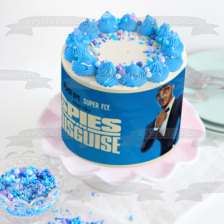 Spies In Disguise Super Spy Super Fly Lance Sterling Edible Cake Topper Image ABPID51105