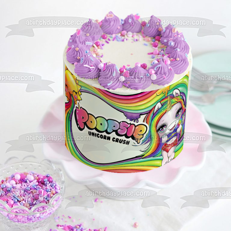 LOL Poopsie Unicorn Crush Rainbow Glitter and Slime Surprise Sun Edibl A Birthday Place