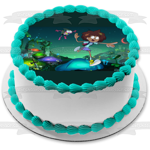 Disney Amphibia Anne Boonchuy Sprig Plantar Edible Cake Topper Image ABPID50928