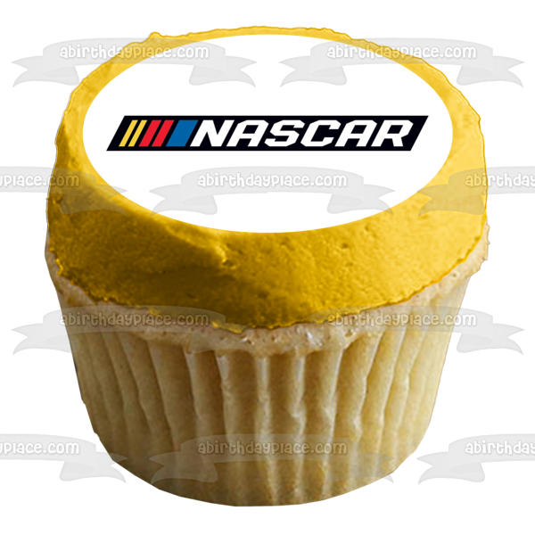 Imagen comestible para decoración de tarta con el logotipo de Nascar ABPID51157 