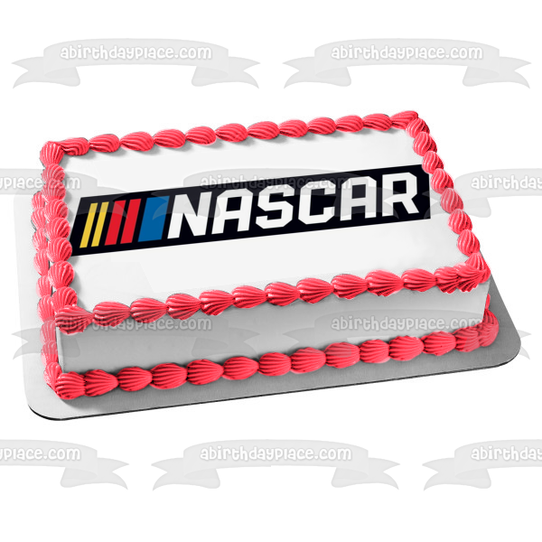 Imagen comestible para decoración de tarta con el logotipo de Nascar ABPID51157 