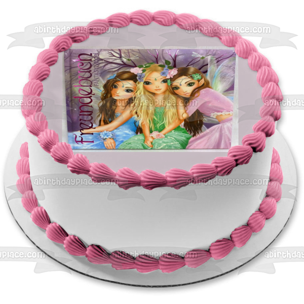 Top Model by Depesche Fantasy Fairies Edible Cake Topper Image ABPID51165