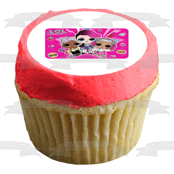 Imagen comestible para tarta LOL Surprise Rocker Beats DJ ABPID50953 