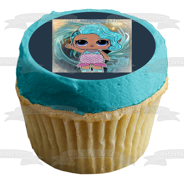 Imagen comestible para decoración de tarta LOL Surprise Splash Queen ABPID50960 