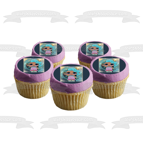 Imagen comestible para decoración de tarta LOL Surprise Splash Queen ABPID50960 