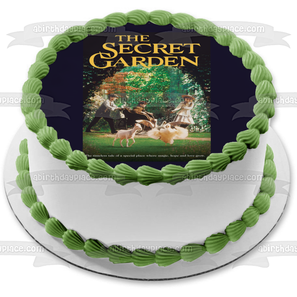 The Secret Garden Movie Poster Mary Lennox Colin Craven Edible Cake Topper Image ABPID51177