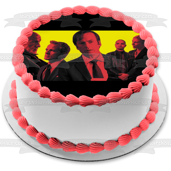 Better Call Saul Season 5 Saul Goodman Jessie Pinkman Michael Kim Wexler Nacho Vagra Edible Cake Topper Image ABPID51186