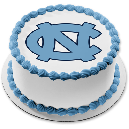 Imagen comestible para tarta con logotipo de Tar Heels de la Universidad Estatal de Carolina del Norte ABPID50995 