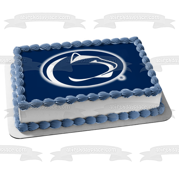 Imagen comestible para tarta con logotipo de Nittany Lion de la Universidad de Penn State, NCAA, deportes universitarios, imagen ABPID50998 