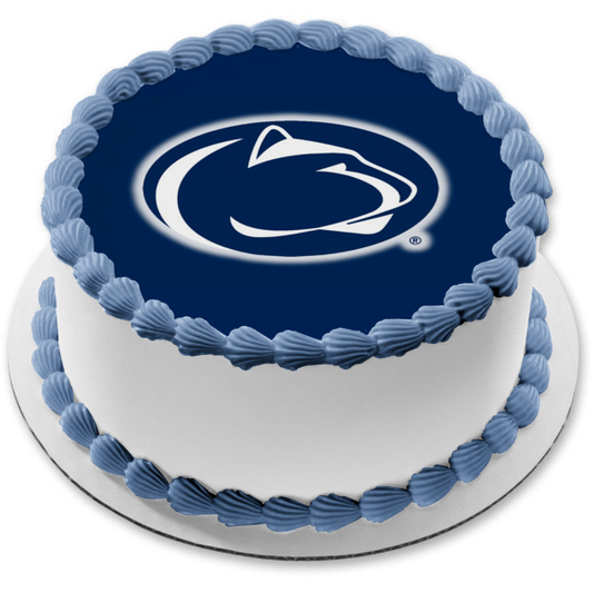 Imagen comestible para tarta con logotipo de Nittany Lion de la Universidad de Penn State, NCAA, deportes universitarios, imagen ABPID50998 