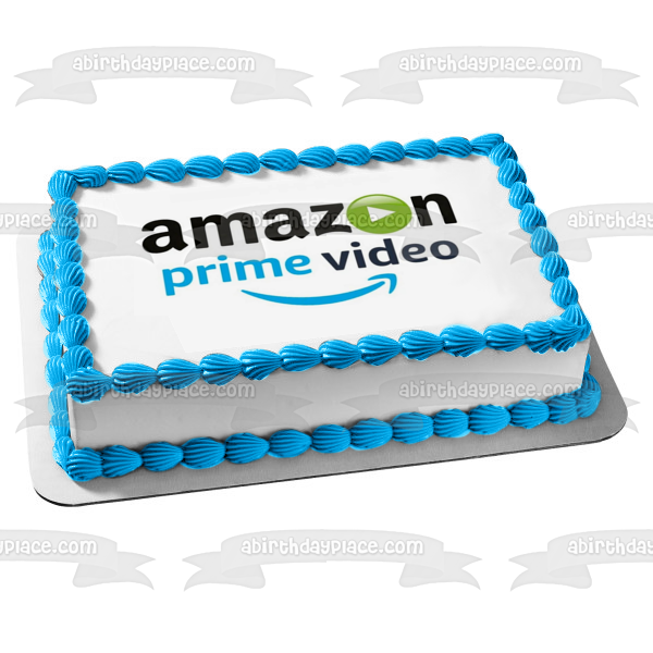 Imagen comestible para decoración de tarta con logotipo de Amazon Prime Video ABPID51304 