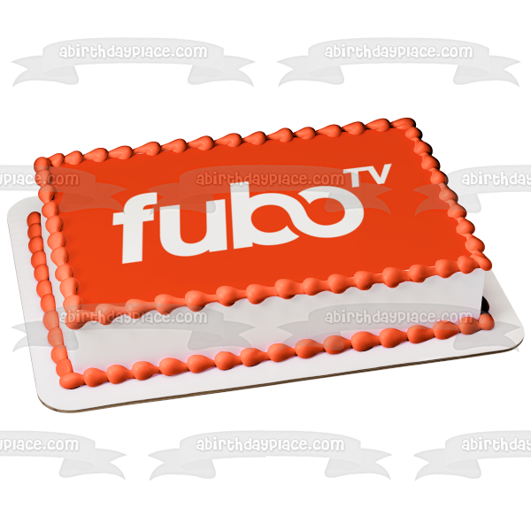 Fubo TV Logo Edible Cake Topper Image ABPID51309