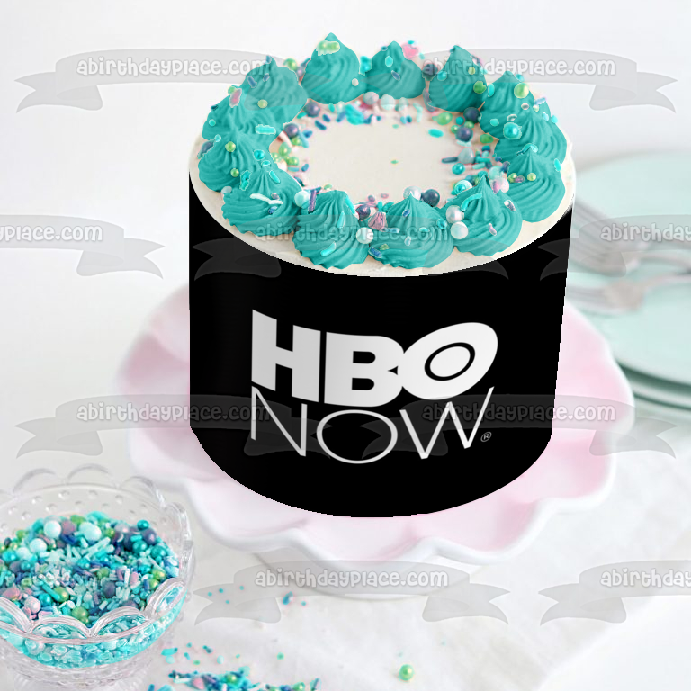 Imagen comestible para decoración de tarta con el logotipo de Hbo Now ABPID51311 