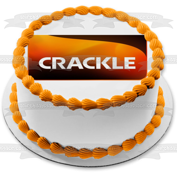 Imagen comestible para decoración de tarta con logotipo de Crackle ABPID51313 