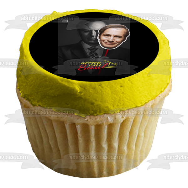 Better Call Saul Temporada 5 Saul Goodman Happy Face Mask Imagen comestible para decoración de tarta ABPID51233 