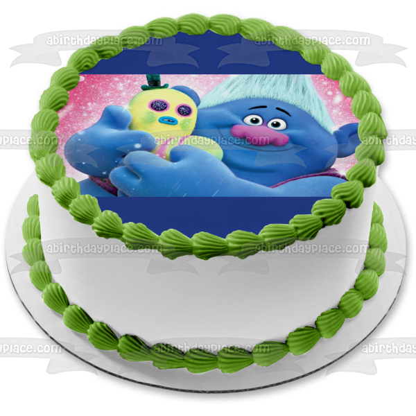 Trolls World Tour Biggie Edible Cake Topper Image ABPID51325