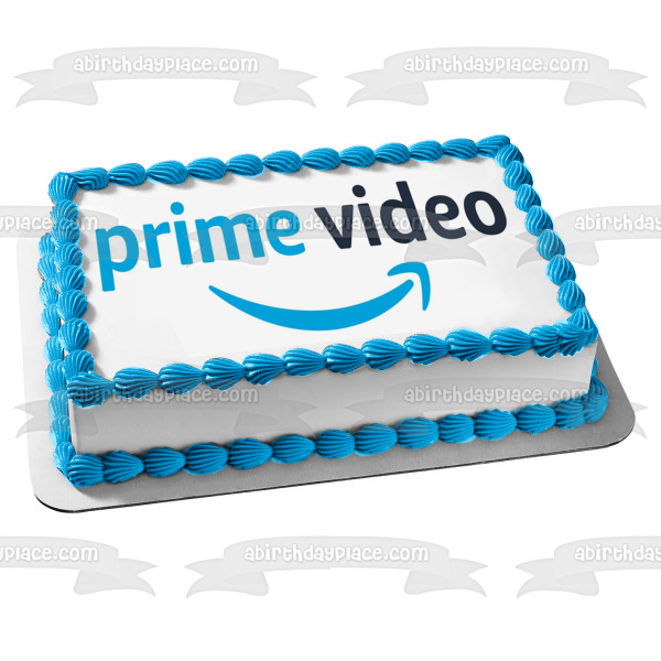 Imagen comestible para decoración de tarta con logotipo de Amazon Prime Video ABPID51329 