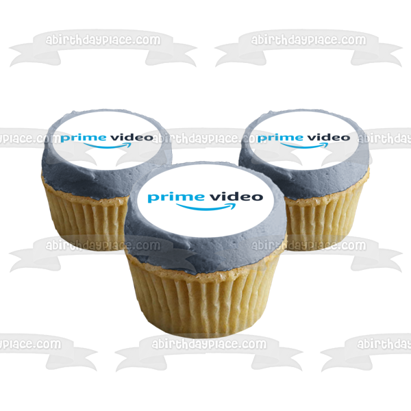 Imagen comestible para decoración de tarta con logotipo de Amazon Prime Video ABPID51329 