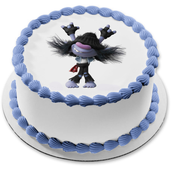 Imagen comestible para decoración de tarta Trolls World Tour Thrash ABPID51332 