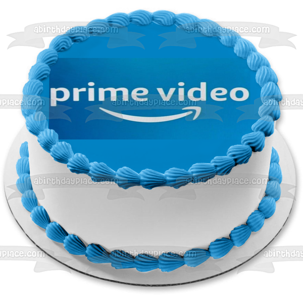 Imagen comestible para decoración de tarta con logotipo de Amazon Prime Video ABPID51335 