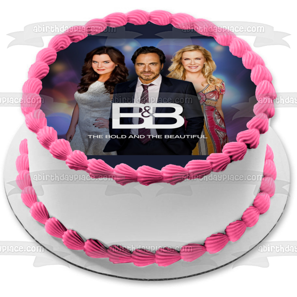 La audaz y hermosa Brooke Logan Katie Logan Ridge Forrester Imagen comestible para decoración de tarta ABPID51248 