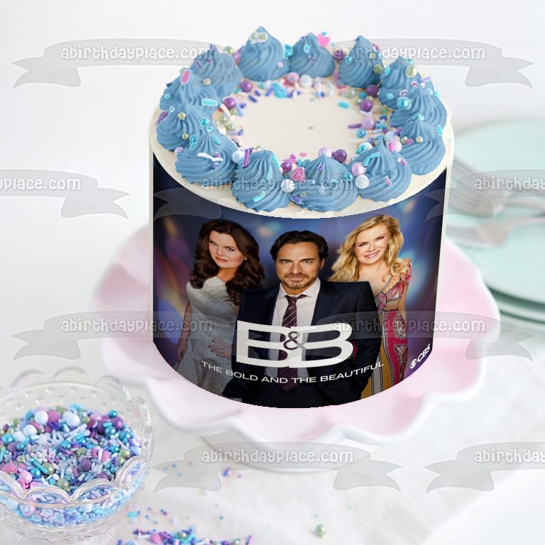 La audaz y hermosa Brooke Logan Katie Logan Ridge Forrester Imagen comestible para decoración de tarta ABPID51248 