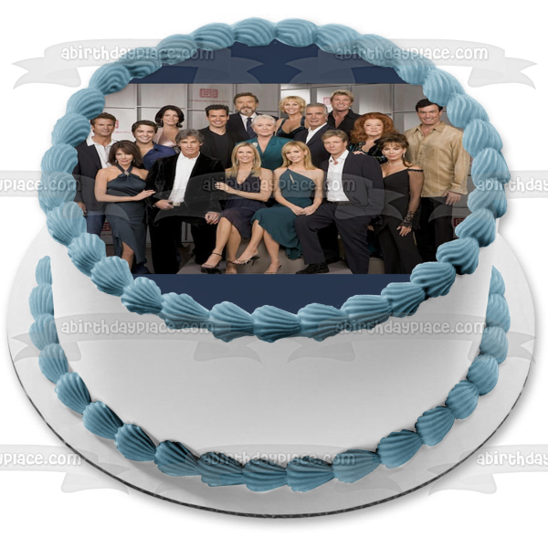 The Bold and the Beautiful 2010 Elenco Brooke Logan Ridge Forrester Eric Forrester Stephanie Forrester Imagen comestible para decoración de tarta ABPID51251 