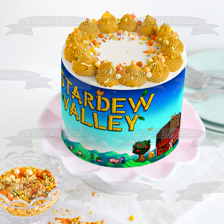 Imagen comestible para decoración de tarta de Stardew Valley ABPID51380 