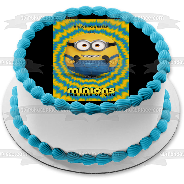 Minions: El ascenso de Gru, Mi villano favorito Otto, decoración comestible para tarta, imagen ABPID51396 