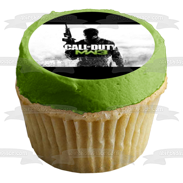 Call of Duty Modern Warfare 3 Game Cover Edible Cake Topper Image ABPID51274