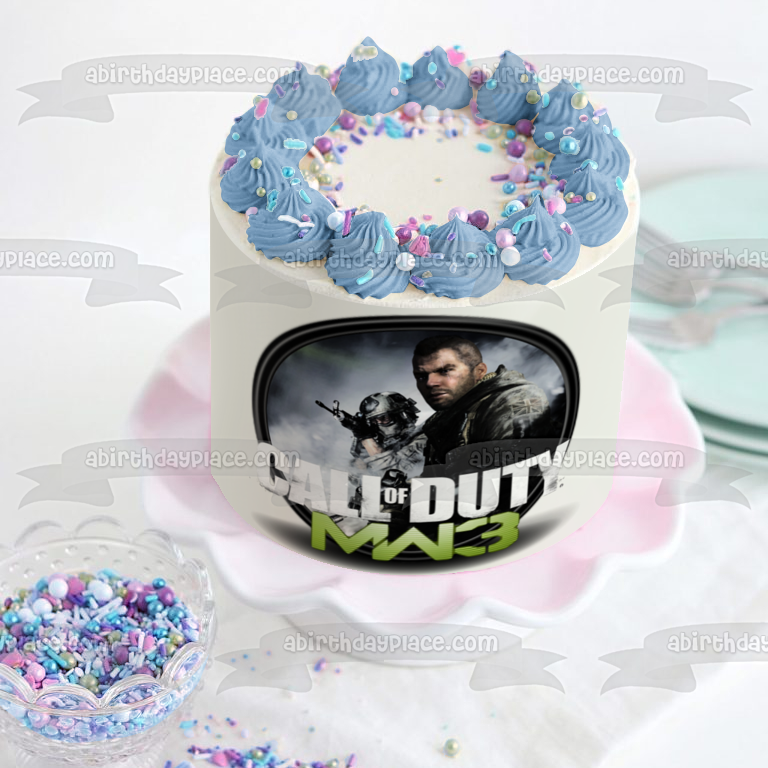 Imagen comestible para decoración de tarta de Call of Duty Modern Warfare 3 John Mactavish ABPID51276 