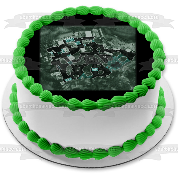 Imagen decorativa para tarta comestible con mapa de Call of Duty Modern Warfare 3 ABPID51278 