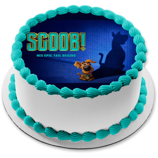 ¡Scoob! Su cola épica comienza Scooby Doo Mystery Inc Imagen comestible para decoración de tarta ABPID51406 