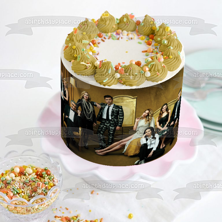 Schitt's Creek David Moira Johnny Alexis Jocelyn Roland Stevie Ted Twyla Edible Cake Topper Image ABPID51284