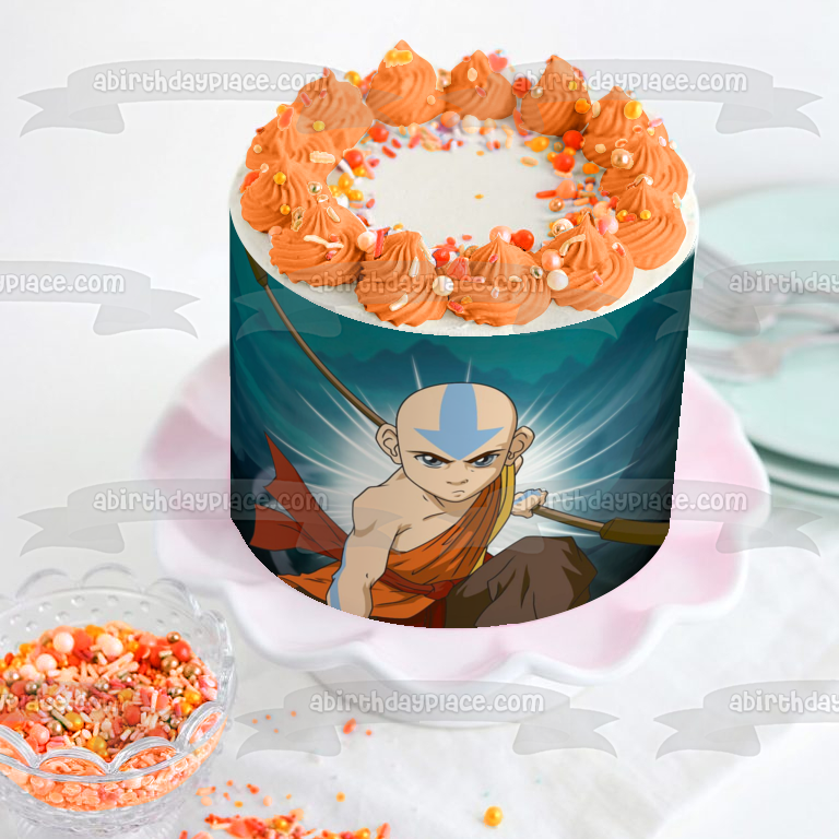 Imagen comestible para decoración de tarta de Aang ABPID51423 