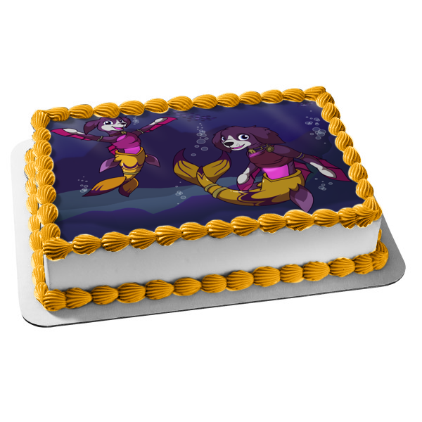 Adorno comestible para tarta de Paw Patrol Merpups Imagen ABPID56389 