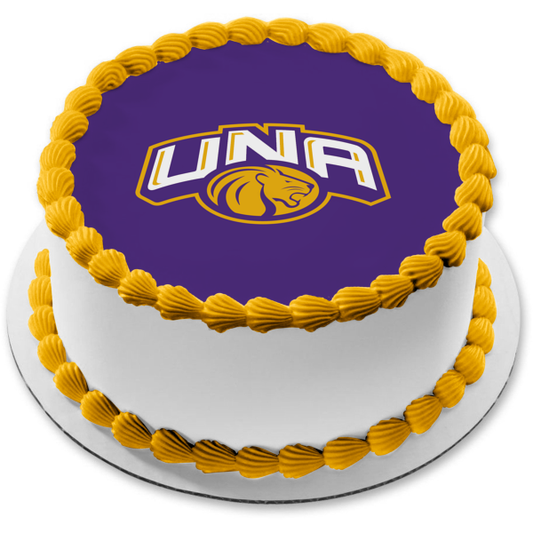 University of North Alabama Logo Edible Cake Topper Image ABPID51701