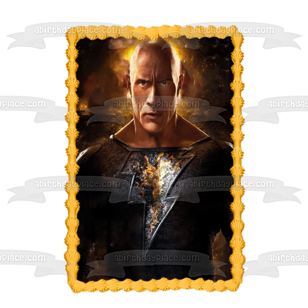 DC Comics Black Adam Poster Edible Cake Topper Image ABPID56407