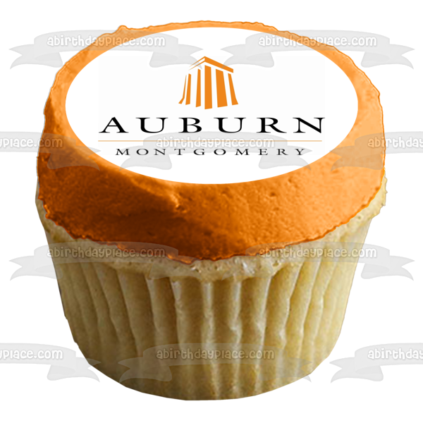 Imagen comestible para decoración de tarta de la Universidad de Auburn en Montgomery ABPID51731 