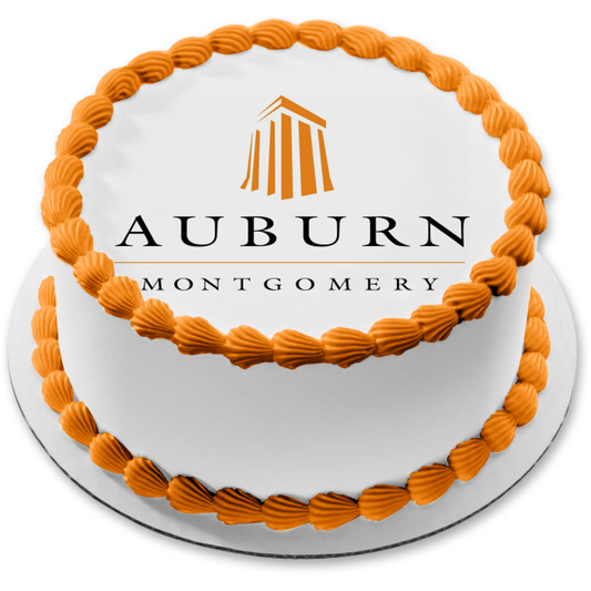 Imagen comestible para decoración de tarta de la Universidad de Auburn en Montgomery ABPID51731 