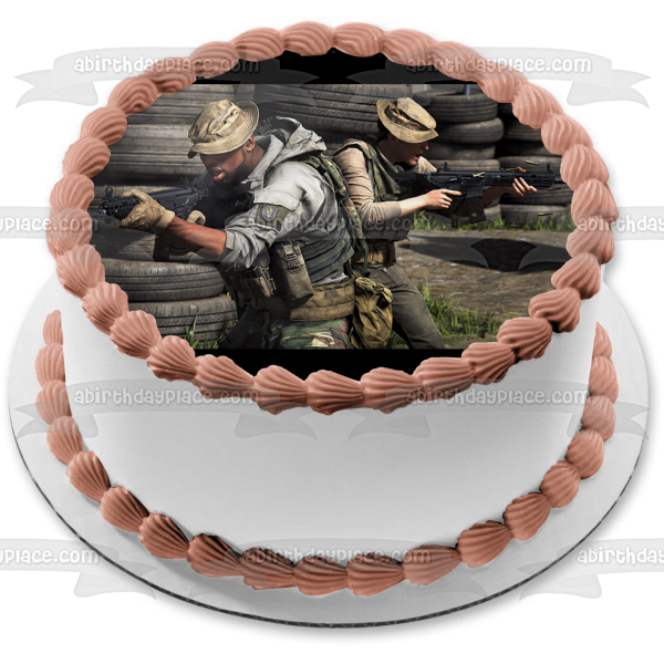 Imagen de decoración comestible para tarta del Capitán Price de Call of Duty: Modern Warfare ABPID51739 