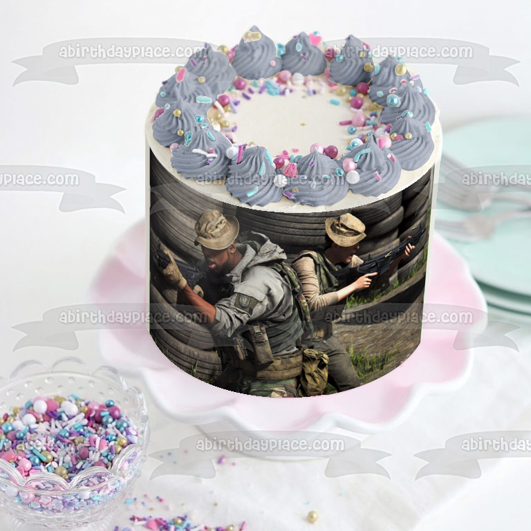 Imagen de decoración comestible para tarta del Capitán Price de Call of Duty: Modern Warfare ABPID51739 