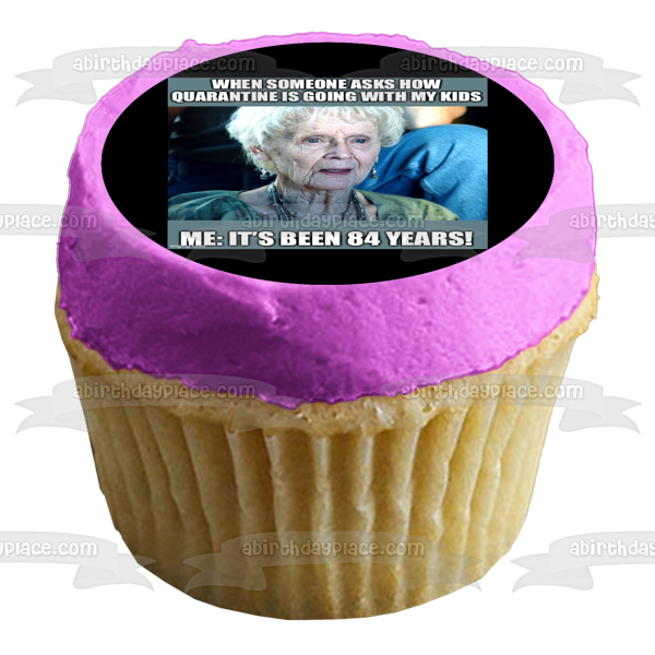 Coronavirus Meme Elderly Rose Titanic Quarantine with Kids Edible Cake Topper Image ABPID51508