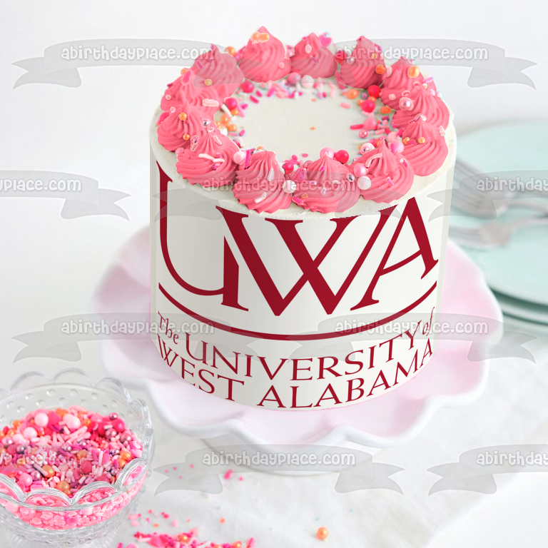 University of West Alabama Edible Cake Topper Image ABPID51751